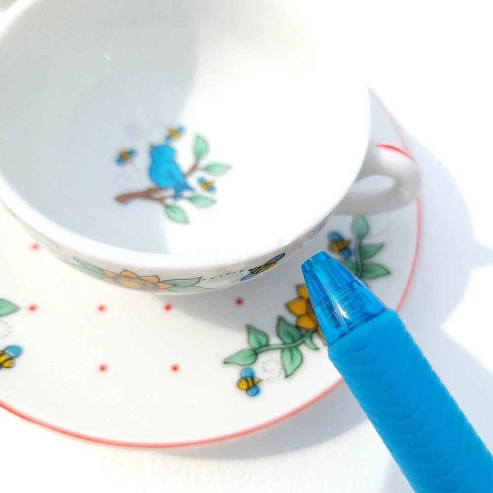 VTG Mary Engelbreit Neiman Marcus Childrens Tea Set Floral Teddy Bears Porcelain